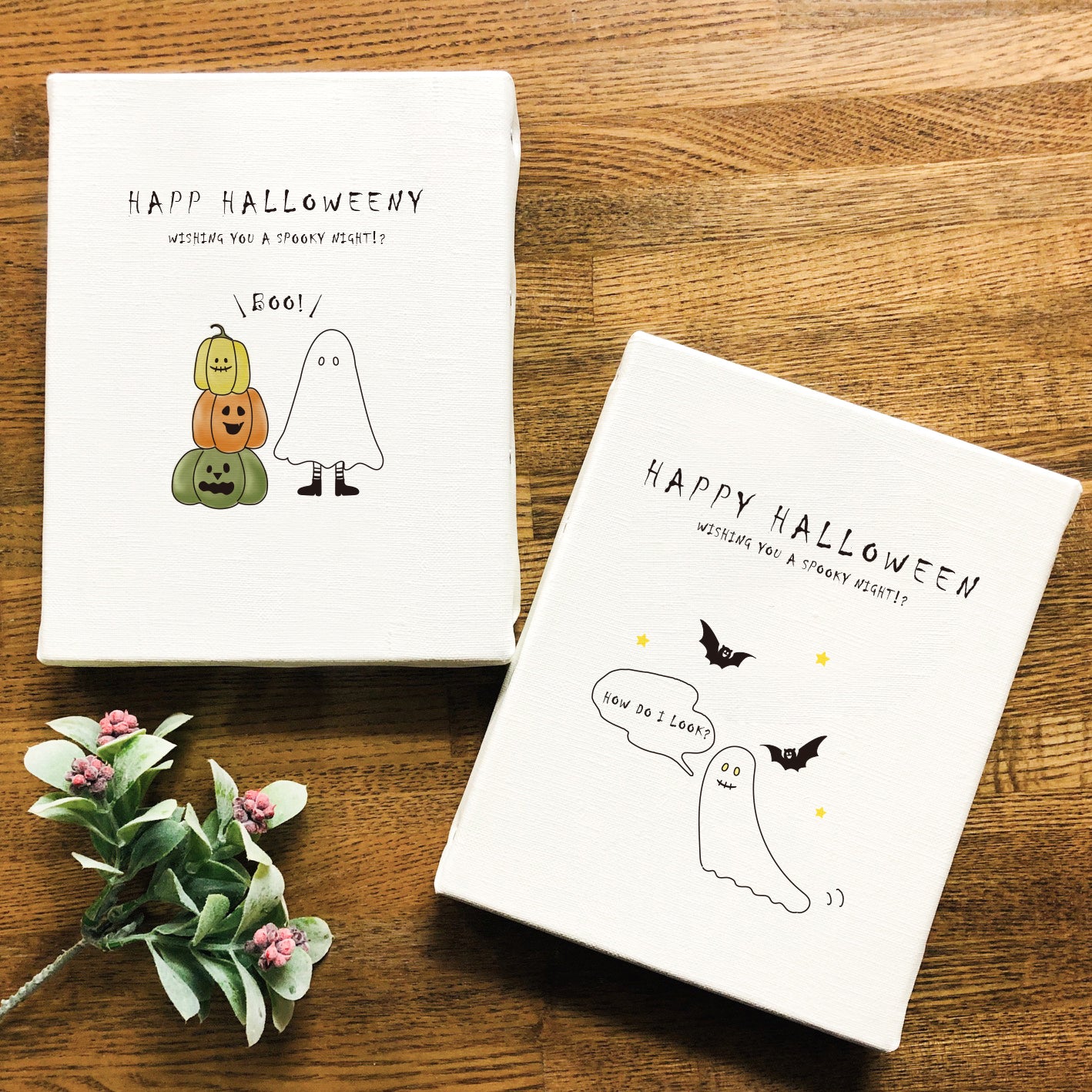 【ハロウィンキャンバスボード】|インテリアボード|ハロウィン |おばけ|かぼちゃのコピー