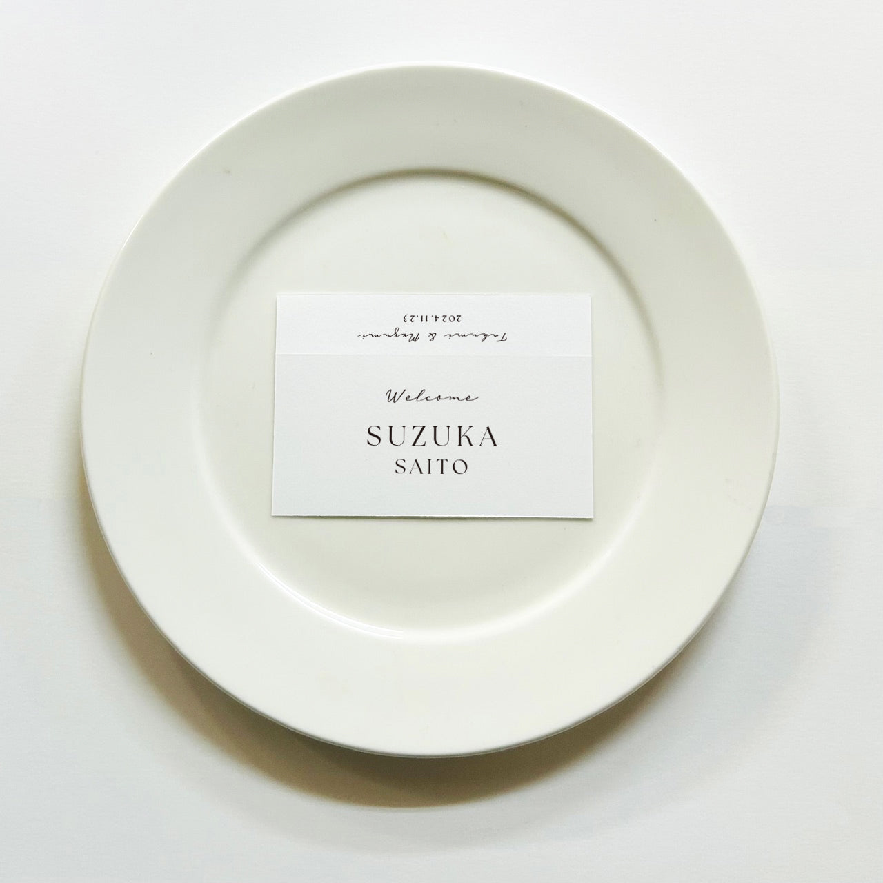 【シンプル席札】02|ご注文は16枚¥3520より|印刷込み1枚¥220|結婚式|披露宴|シンプルデザイン