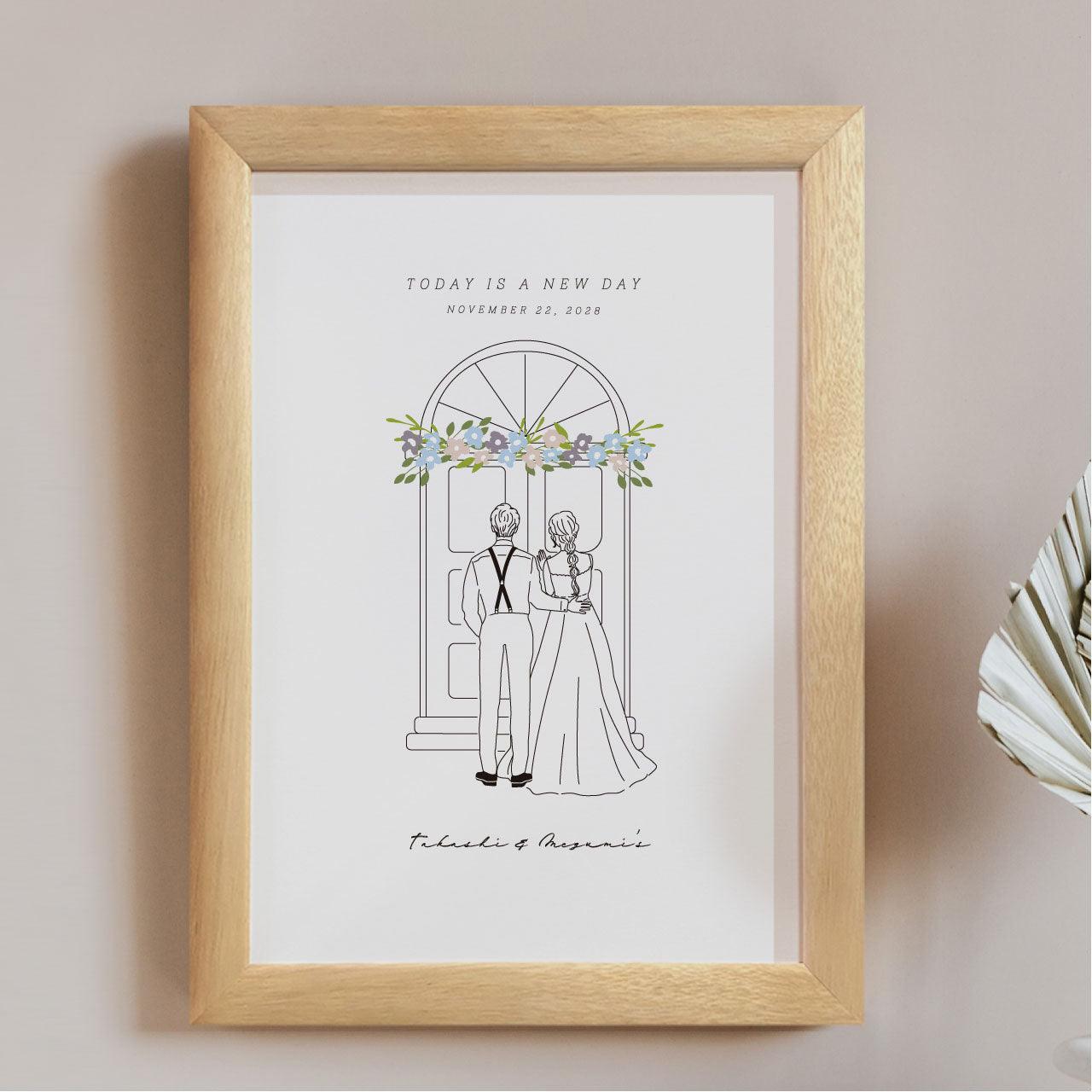 ウェルカムボード 【Wedding door】/選べるデザイン・サイズ