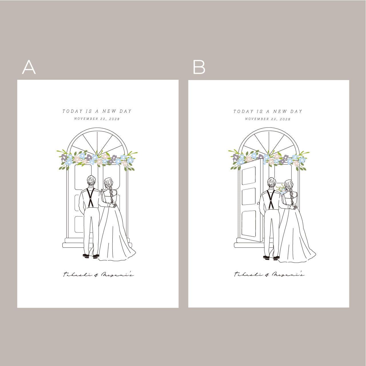 ウェルカムボード 【Wedding door】/選べるデザイン・サイズ